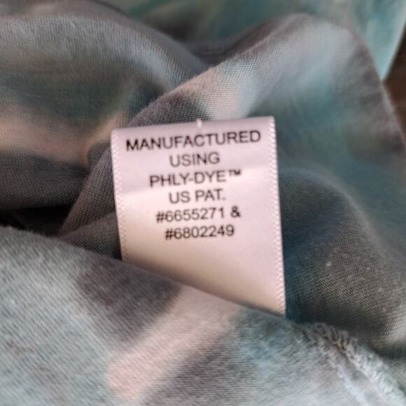 Marika Charles MA+CH Hand Dyed Boatneck Jersey Top Small Blue Seas Wearable Art - Picture 10 of 10